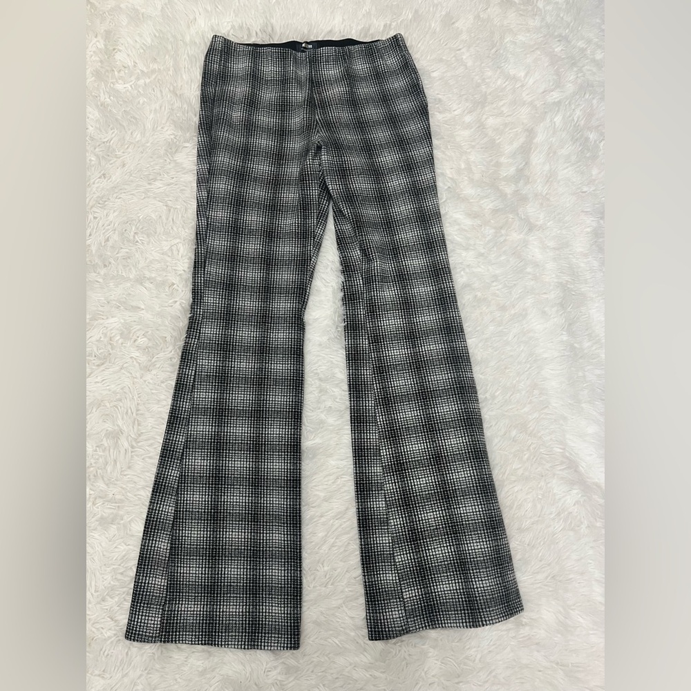 Maeve Black & Gray Plaid Boot-Cut Pants - Picture 6 of 10